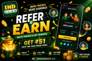 IND CLUB APK Download 2026 – Get ₹51 Welcome Bonus & Play Online 1